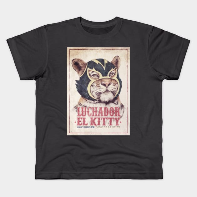 El Kitty Kids T-Shirt by mikekoubou